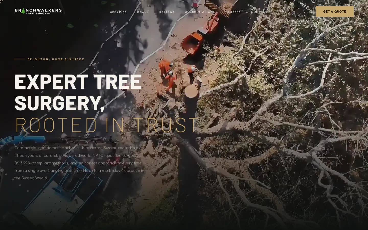 Branchwalkers website