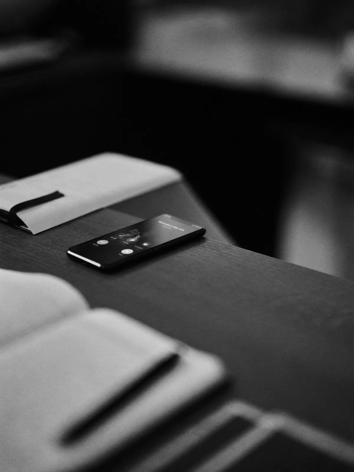 A phone ringing on an empty clinic reception desk