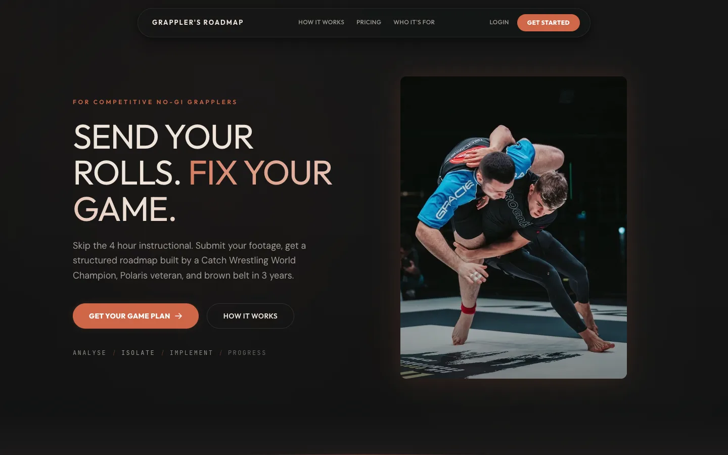 Grappler's Roadmap website