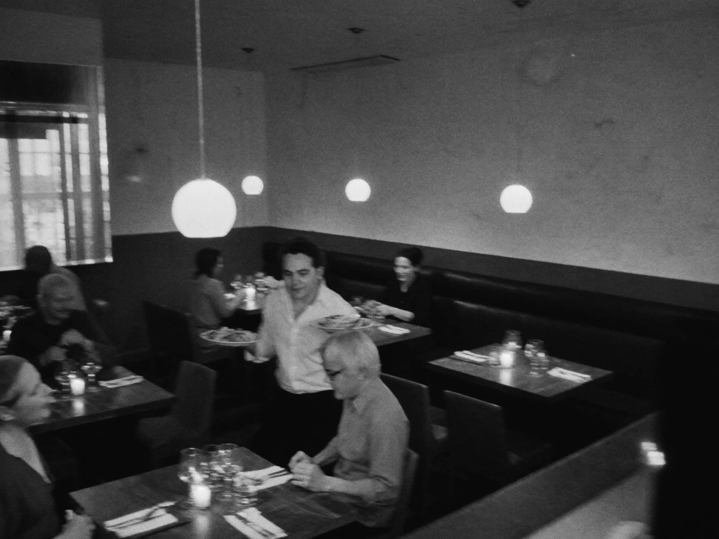 An independent restaurant during a busy evening service